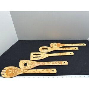Halloween-Themed Nightmare Before Christmas Jack Skeleton Bamboo Utensil Set
